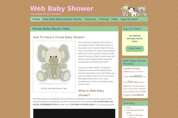 webbabyshower.com site used Babylog-child