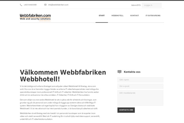 webbfabriken-webbhotell.com site used Wf100b