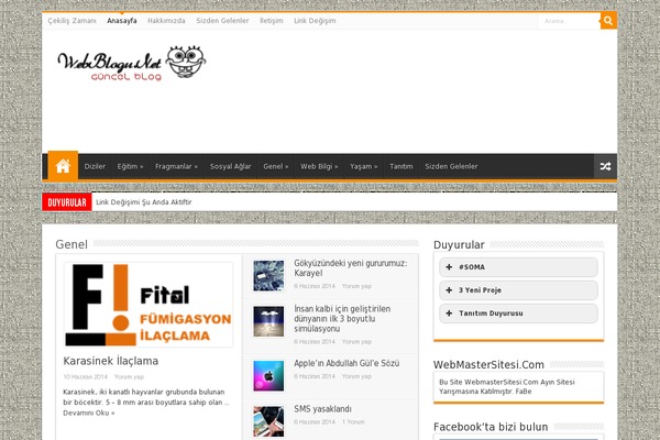 Sahifatema theme site design template sample