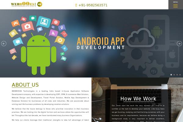 webbooza.com site used Skt-webbooza