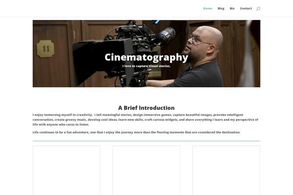 WordPress website example screenshot