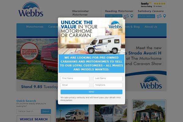 webbsmotorcaravans.co.uk site used Webbs