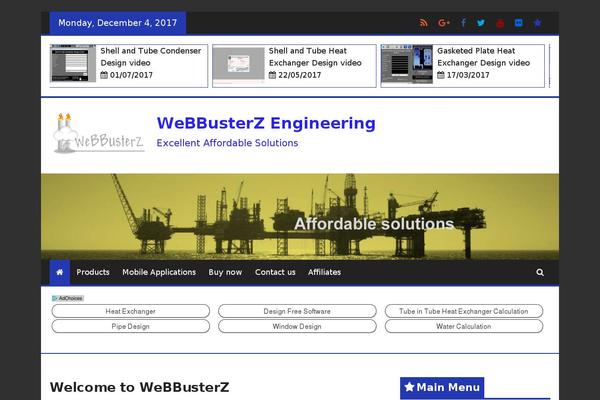 webbusterz.com site used The NewsMag