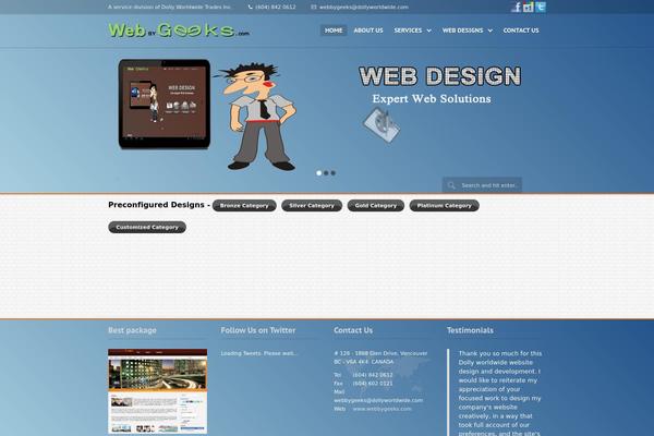 webbygeeks.com site used Notablewp