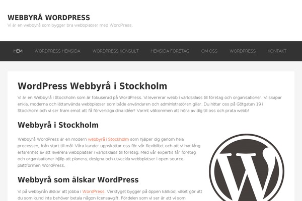 webbyra-wordpress.se site used Genesis-sample-develop