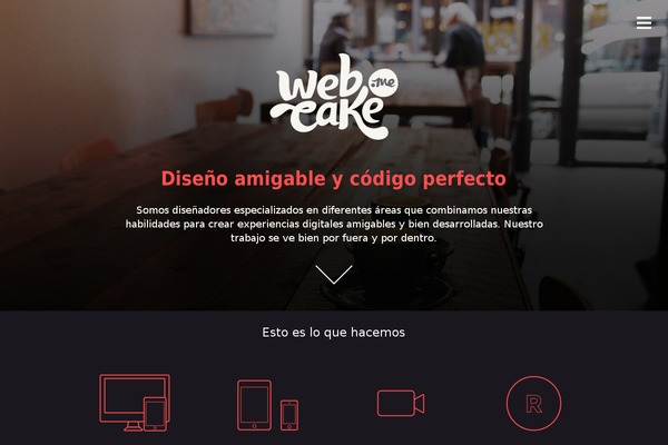 webcake.me site used Webcake