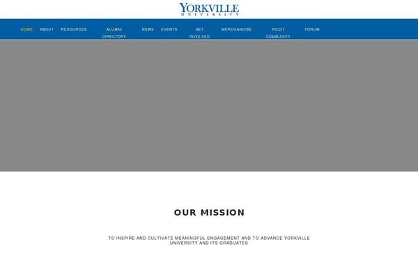 webcampus.ca site used Yorkvilleu