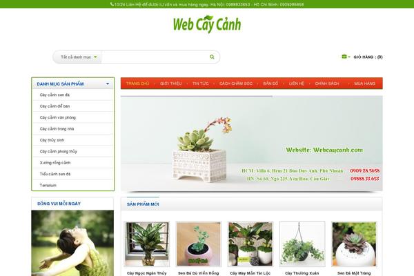 webcaycanh.com site used Cay