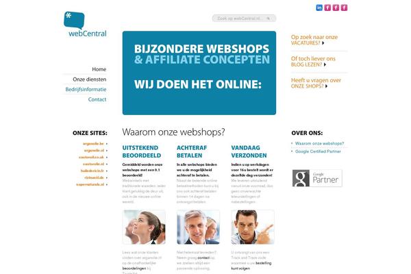 webcentral.nl site used Theme1119