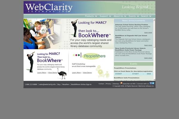 webclarity.info site used Webclarity