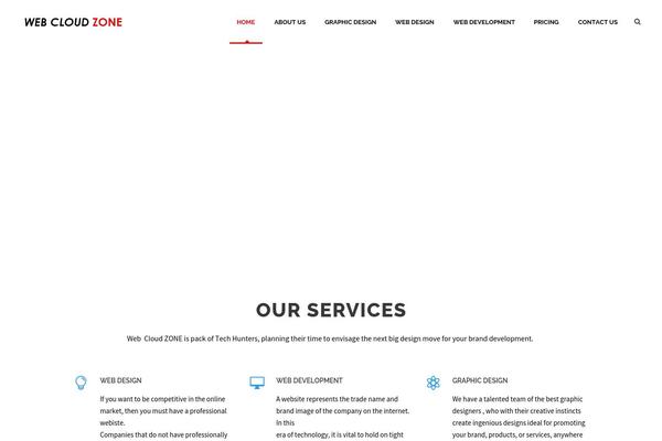 Infinite theme site design template sample