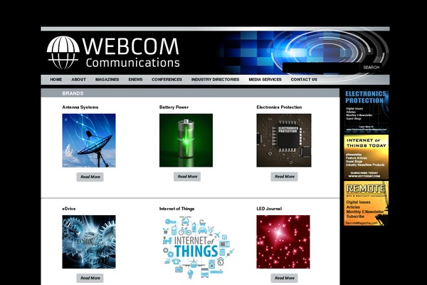 webcomcommunications.com site used Theme1108
