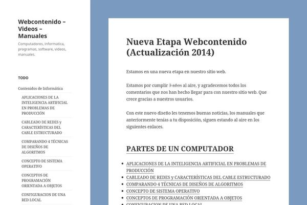 WordPress website example screenshot