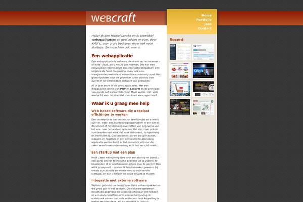 WordPress website example screenshot