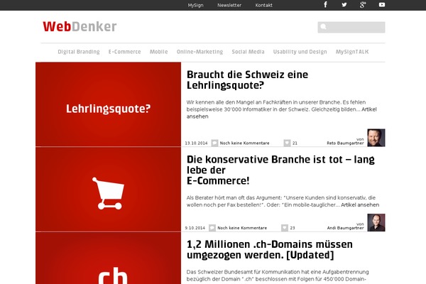 webdenker.ch site used Webdenker2013