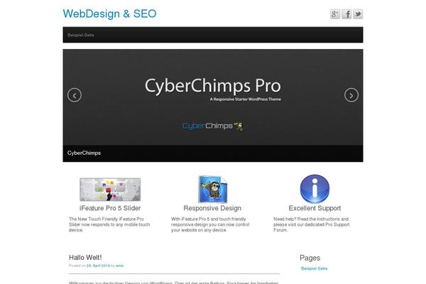 CyberChimps Pro theme site design template sample
