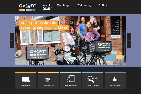 webdesign-dordrecht.nl site used Avant