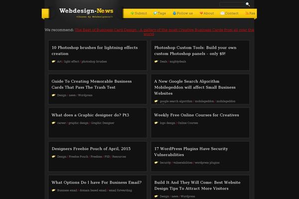 webdesign-ne.ws site used Webdesignnews