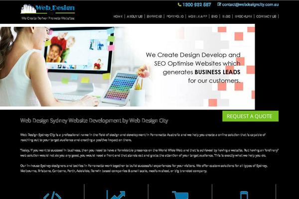 webdesigncity.com.au site used Webdesigncity