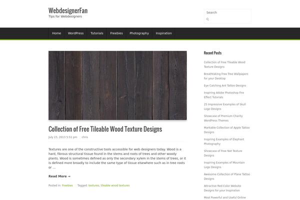 Chiron theme site design template sample