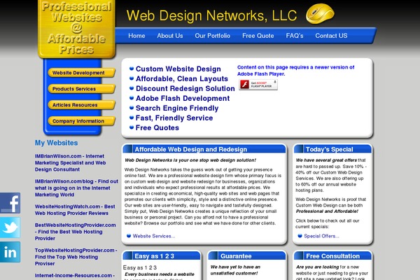 webdesignnetworks.com site used Child-x-ethos