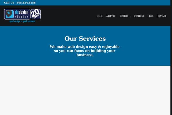 Uncode theme site design template sample