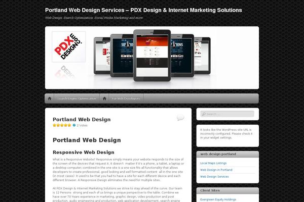 WordPress website example screenshot