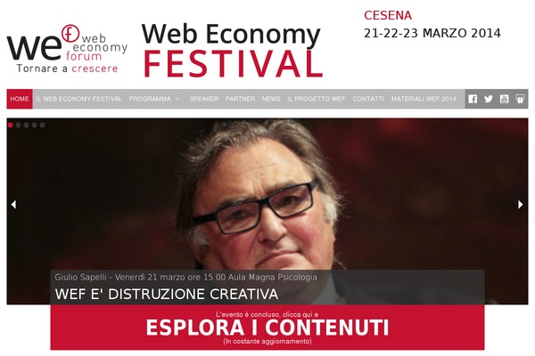 webeconomyfestival.it site used Wefestival-theme