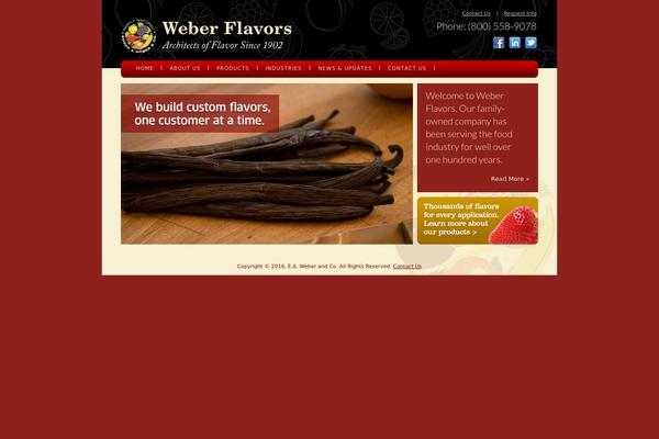 weberflavors.com site used Weberflavors-theme-v1