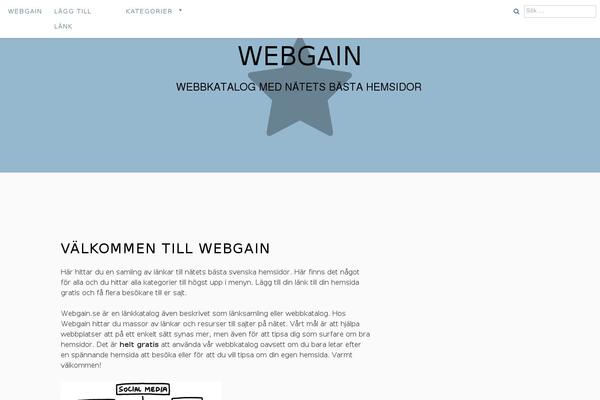 Star theme site design template sample