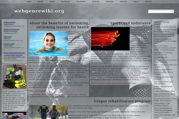 WordPress website example screenshot