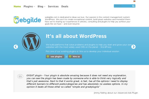 webgilde.com site used Webgilde