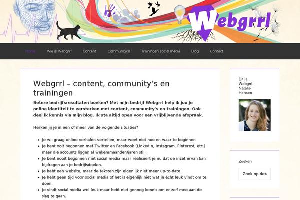 webgrrl.nl site used Webgrrl-v2