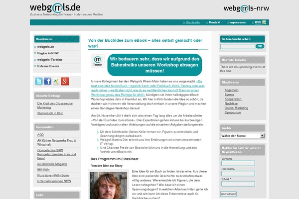 webgrrls-nrw.de site used Webgrrls