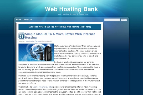 webhostingbank.net site used Win7blog