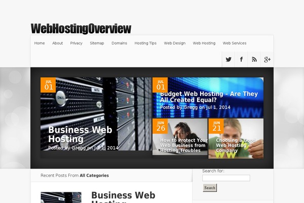 webhostingoverview.com site used Nexus