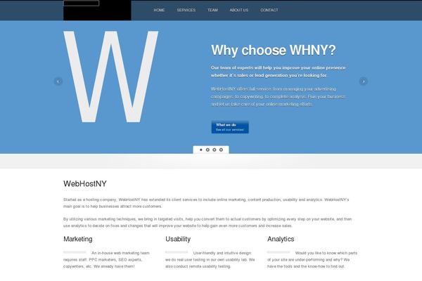 WordPress website example screenshot