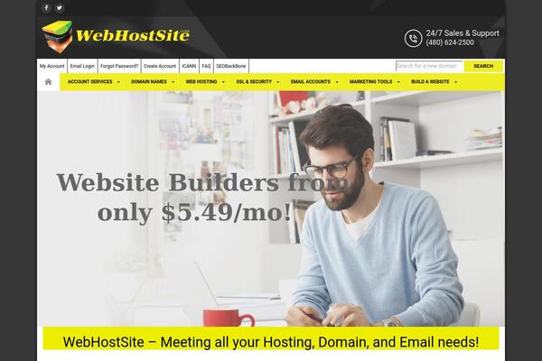 InHost theme site design template sample