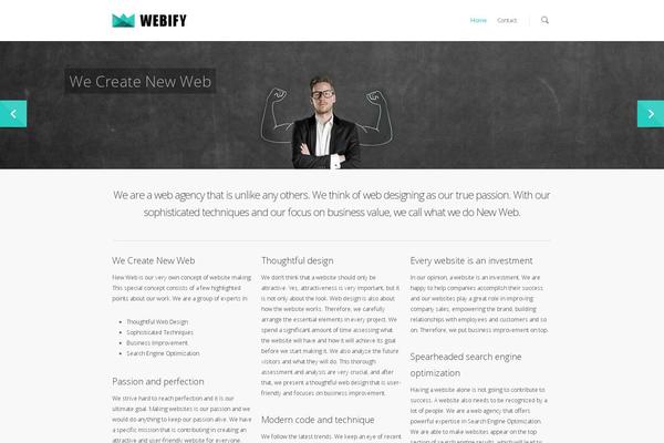 webify.com site used Salient