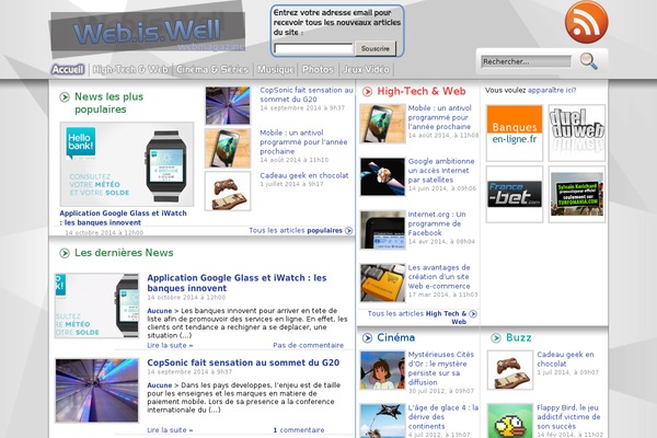 webiswell.fr site used Webiswell