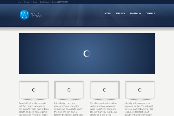 WordPress website example screenshot
