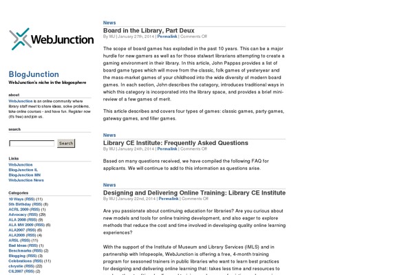 WordPress website example screenshot