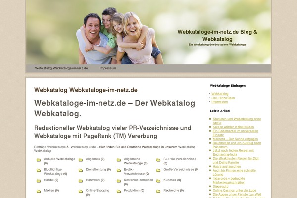 webkataloge-im-netz.de site used Webkatalog