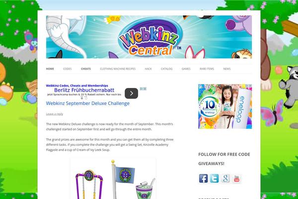 Twenty Twelve theme site design template sample
