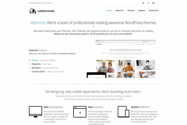 wlm theme websites examples