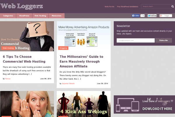 Autumn theme websites examples