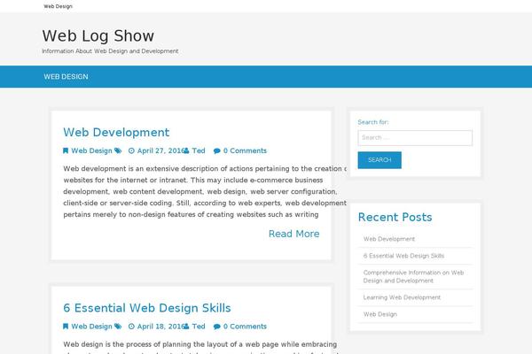 weblogshow.com site used Simple East