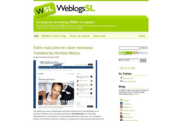 weblogssl.com site used Webedia