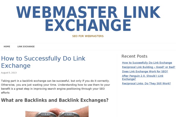 webmaster-link-exchange.com site used EPIC