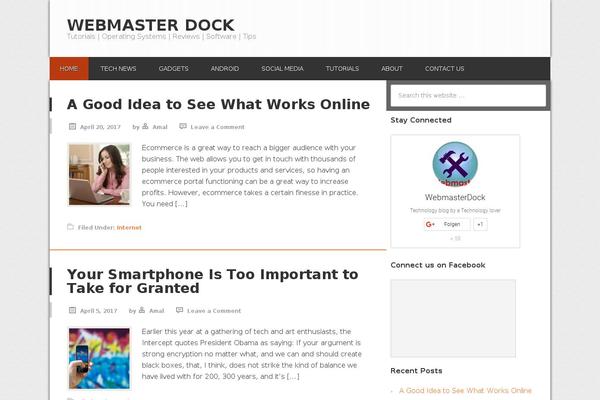 webmasterdock.com site used Streamline-pro-customized